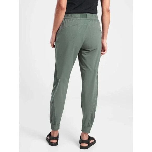 Athleta Quest Olive Green Jogger Pants - Picture 3 of 13